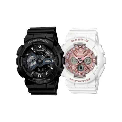 CASIO Кварцевый механизм Унисекс Парные часы Коллекция GA BA Watch Черный