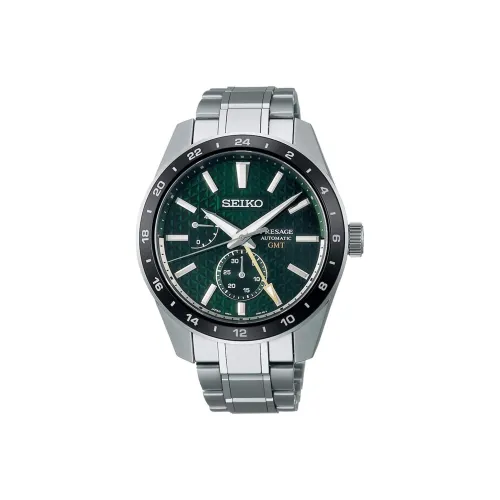 SEIKO Автоматический Механический Механизм Мужские Часы 42,2 мм Зеленый