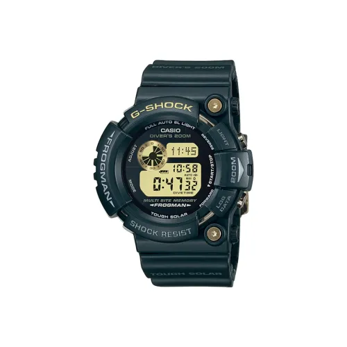 CASIO г Shock Frogman Коллекция Кварцевый механизм Смола Ремешок Часы Мужские Черный Циферблат GW 225A 1JF