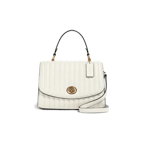 COACH Кожа Сумка через плечо Сумка Средний Женская Белая