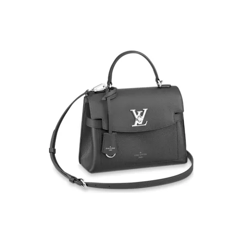 LOUIS VUITTON Lockme Ever Корова Кожа Сумка Стандартная Женская Черная