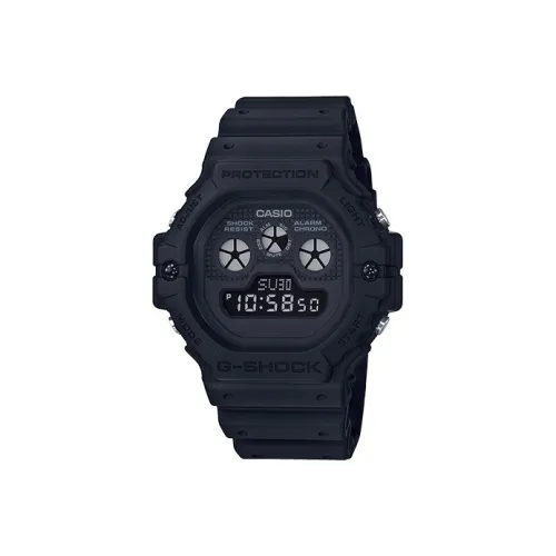 CASIO G Shock 5600 Collection Кварцевый механизм Смольный ремешок Часы Мужские Черный циферблат DW 5900BB 1