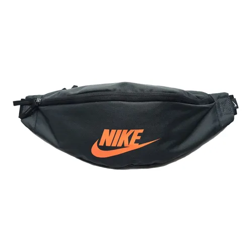 Nike Heritage Полиэстер Бананка Стандартная Унисекс Черный Оранжевый