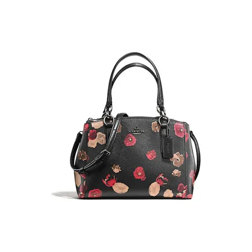 COACH Christie Кожа Killer Сумка Сумка через плечо Сумка Большая Женская Черная