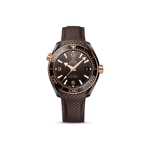 OMEGA Автоматический Механический Часы Мужские Seahorse Series Ocean Universe 39,5 мм Кофейного Цвета