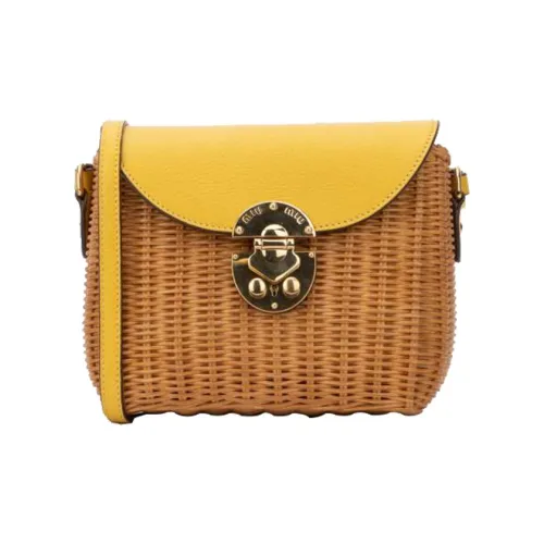 MIU MIU Кожа Сумка через плечо Женская Желтая