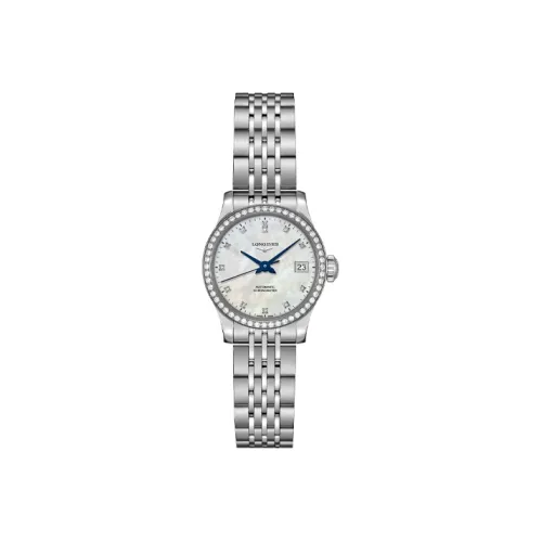 Longines Pioneer Collection Автоматический Механический Механизм Женские Часы 26 мм Белый Циферблат