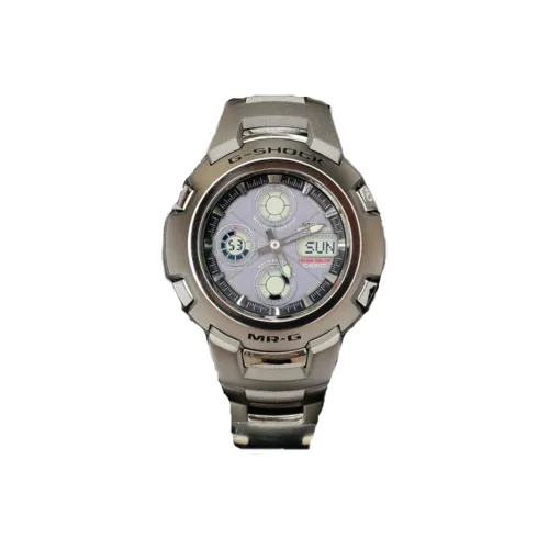 CASIO MR G Series G SHOCK Collection Электронные часы Механизм Титановый сплав Ремешок Часы Мужские Серебристый циферблат