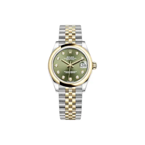 ROLEX Автоматический Механический Movement Женские часы Log Series 31 мм Зеленый