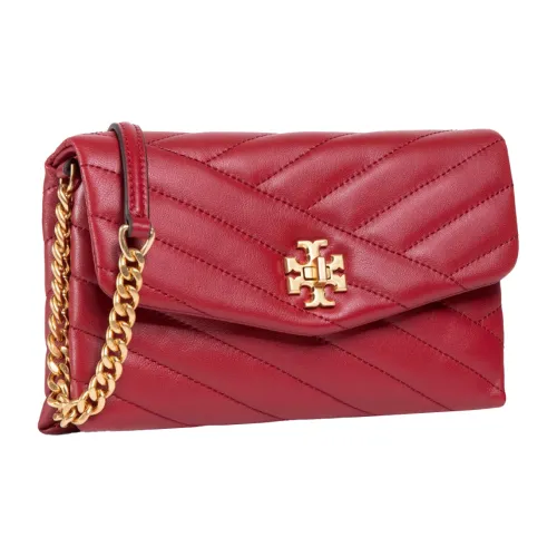 TORY BURCH Kira (Красный) Sheepskin Flap Bag Crossbody Bag Wallet Shoulder Bag Mini Women's Red
