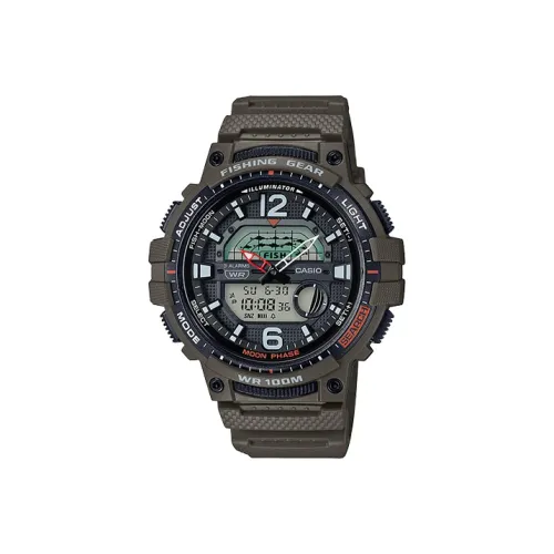 CASIO YOUTH Collection Аналоговый Цифровой дисплей Кварцевый механизм Часы Мужские Черный циферблат