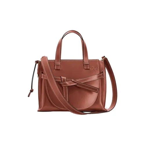 LOEWE Gate Телячья кожа Сумка через плечо Сумка Маленькая Женская Ржавый
