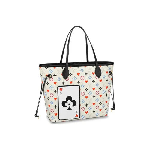 LOUIS VUITTON Кожа Тоут Сумка Сумка для покупок Сумка на плечо Сумка среднего размера Женская Белая