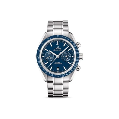 OMEGA Super Tyrant Series Professional Moon Watch Автоматический Механический Часы Мужские Часы 44,25 мм Синий Циферблат