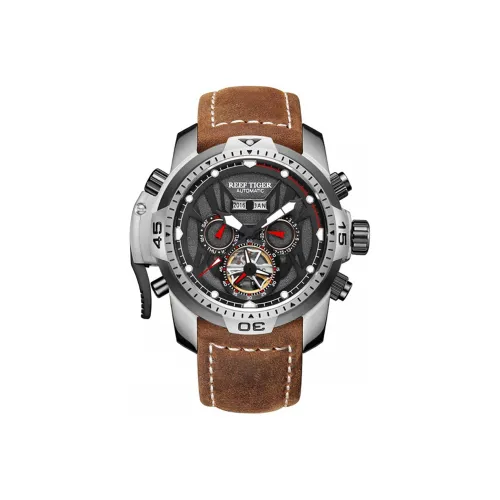 REEF TIGER Transformer Collection Автоматический Механический Механизм Часы Мужские Черный Циферблат RGA3532 PBHRZ