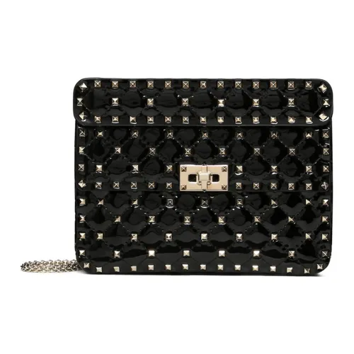 Valentino Кожа Сумка через плечо Женская Черная