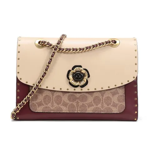 COACH Портативные сумки через плечо сумка на плечо женская бежевый желтый коричневый