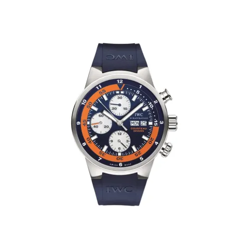 IWC Автоматический Механический Мужской Часы Ocean Time Series 43 мм Синий