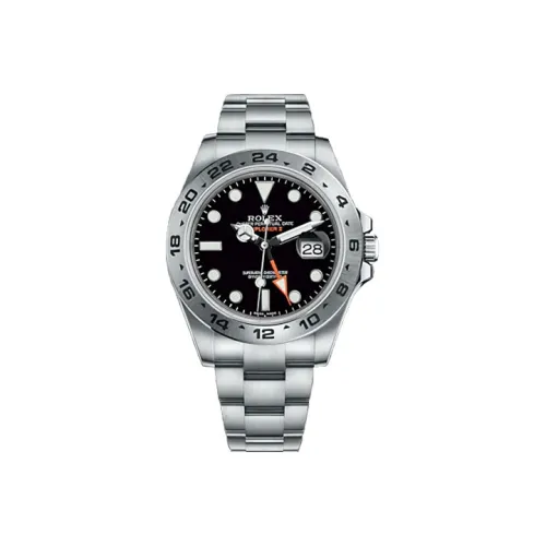 ROLEX Explorer Type Механический механизм Мужские часы Часы 42 мм Черный циферблат Корпус из Oystersteel Ремешок из Oystersteel