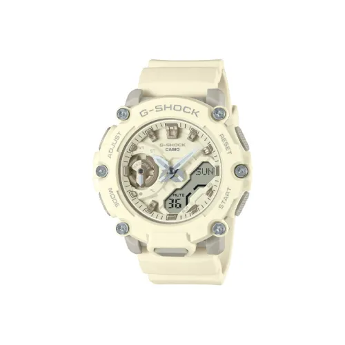 CASIO G SHOCK Collection Кварцевый механизм Смольный ремешок Часы Женские Белый циферблат GMA S2200 7AJF
