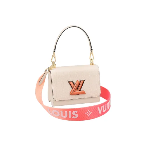 LOUIS VUITTON Twist Epi GRAIN LEATHER Сумка Сумка через плечо Сумка через плечо Маленькая Женская Бежевая