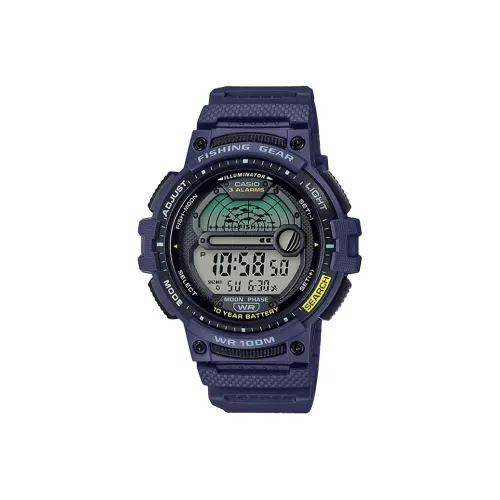 CASIO YOUTH Collection Круглый Циферблат Цифровый Отображение Кварцевый Механизм Часы Мужские Черный Циферблат
