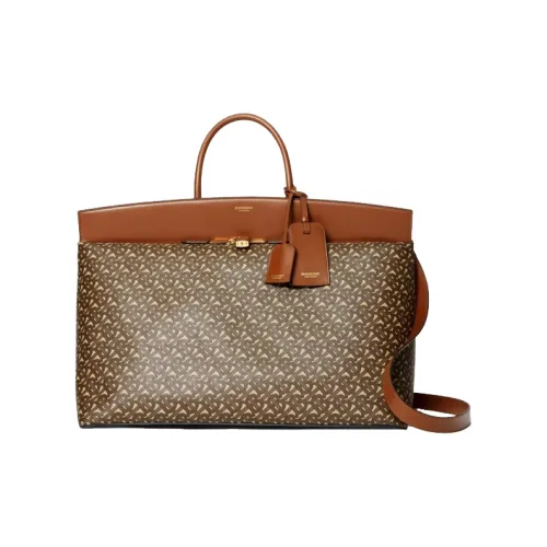 Burberry Экологичный Холст Сумка Сумка через плечо Сумка через плечо Большая Мужская Коричневая