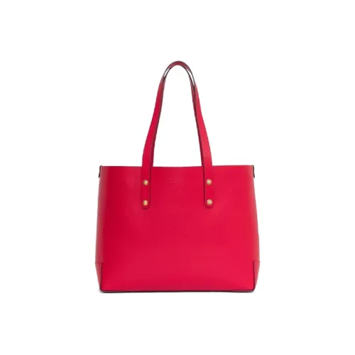 Burberry GRAIN LEATHER Тоут Сумка Сумка для покупок Сумка Маленькая Женская Красная