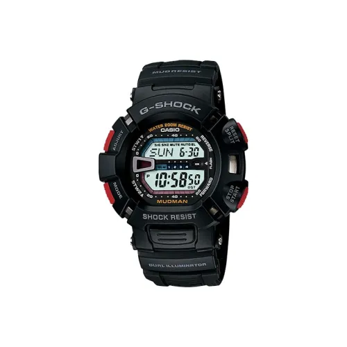 Коллекция CASIO Кварцевый механизм Смольный ремешок Часы Мужские Черный циферблат