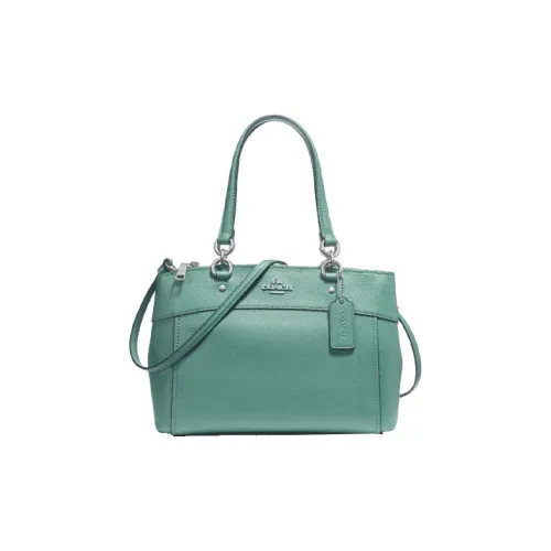 COACH Brooke Кожа Одно плечо Сумка Сумка через плечо Средний Женский Океанский синий