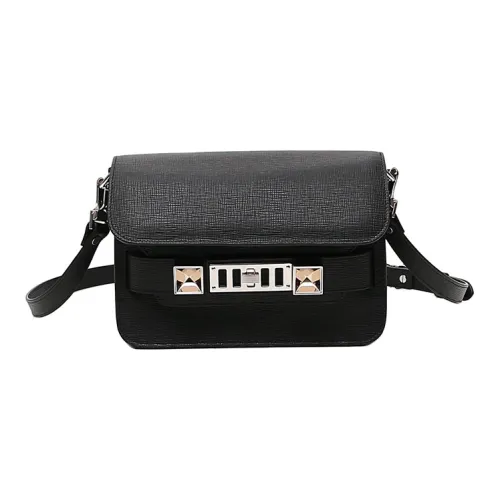 PROENZA SCHOULER Сумка через плечо из коровьей кожи женская черная