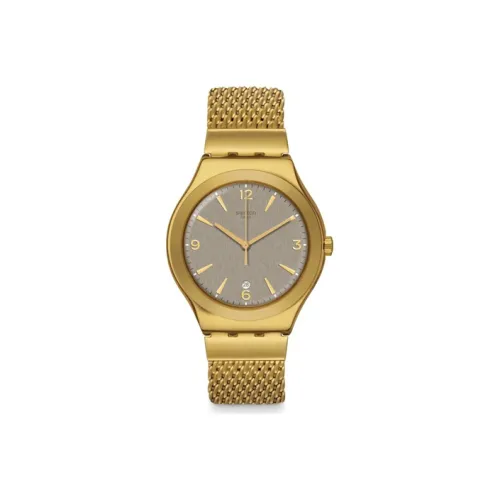 Swatch Quartz Movement Унисекс Часы 41 мм Серые