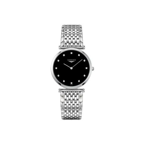 Longines Quartz Movement Женские Jialan Collection Часы 33mm*4,5mm*18mm Черные