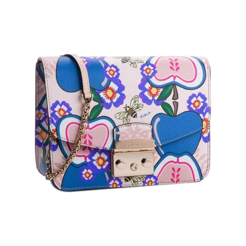 Furla Metropolis Collection Кожа Сумка через плечо Маленькая Женская Многоцветная
