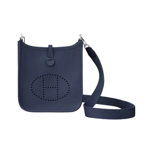 HERMES Evelyne Сумка через плечо из коровьей кожи мини унисекс