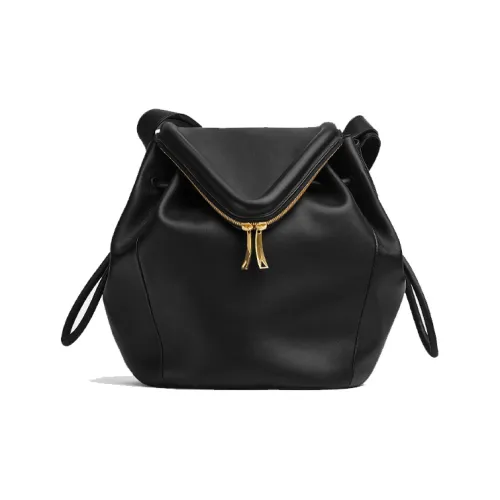 Bottega Veneta Beak Коровья кожа Сумка Женская Черная