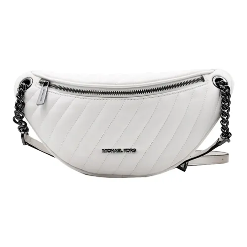 MICHAEL KORS MICHAEL KORS Luggage Collection Искусственная кожа Слинг Сумка Сумка через плечо Большая Женская Белая