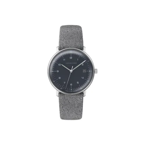 JUNGHANS Кварцевый механизм Мужские часы Max Bill Collection 38 мм Серый