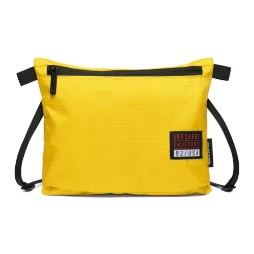 Skechers Ткань Сумка через плечо Сумка на плечо Стандартная Унисекс Цинково-желтая