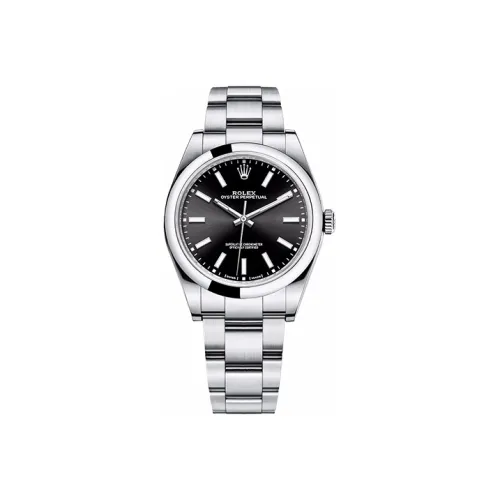 ROLEX Автоматический Механический Часы Мужские Oyster Perpetual 39 мм Черные