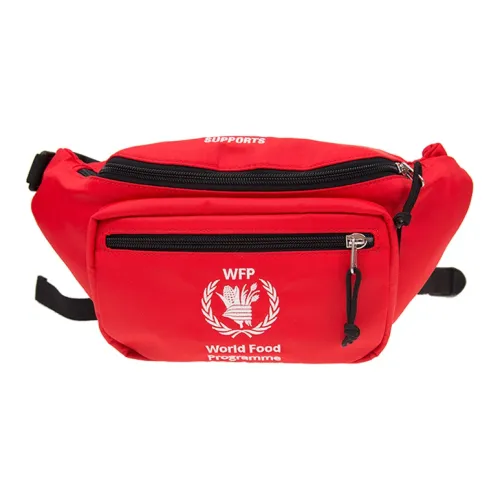 Balenciaga Нейлоновая сумка-банка большой унисекс красная