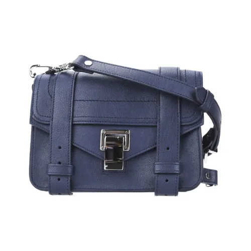 PROENZA SCHOULER Сумка через плечо из кожи женская синяя