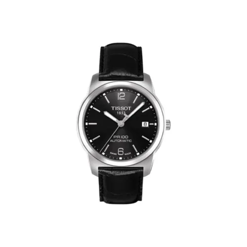 TISSOT Автоматический Механический Механизм Мужские Часы из Коллекции PR100 Черные