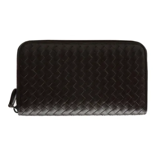 Bottega Veneta Кошелек из коровьей кожи Мужской Темно-кофейный