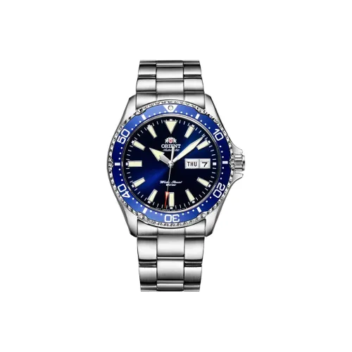 ORIENT Механический механизм Мужские часы из коллекции Diving Shark 41,5 мм Синий