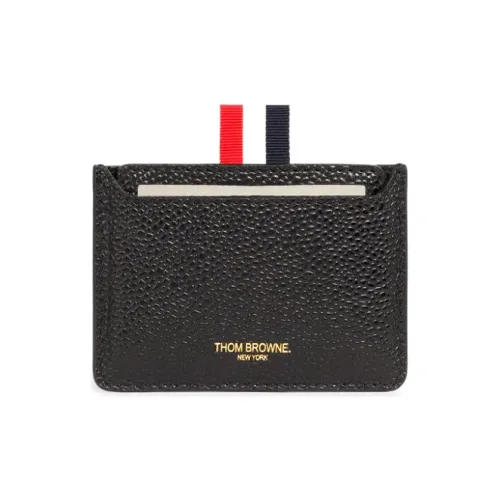THOM BROWNE· Мужской держатель для карт из коровьей кожи черный