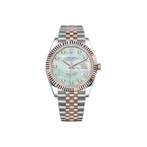 ROLEX Автоматический Механический Часы для Мужчин из Жемчужной Раковины, 41 мм, Цвет