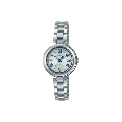 CASIO SHEEN Collection Кварцевый механизм Часы Женские Серебристый циферблат SHW 7100TD 7AJF