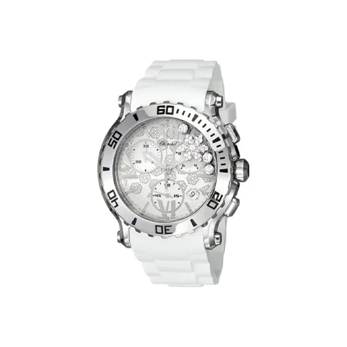 CHOPARD Автоматический Механический Механизм Женские Часы 42 мм Белый Циферблат Корпус из Нержавеющей Стали Ремешок из Натуральной Кожи