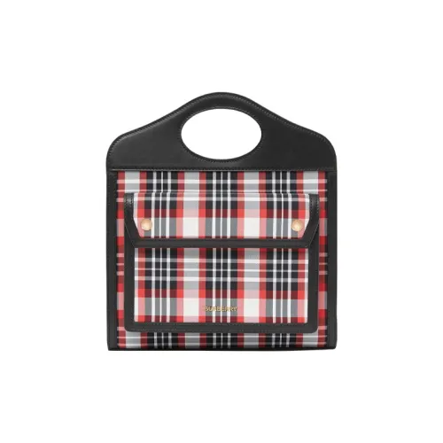 Burberry Карманная сумка из коровьей кожи мини женская многоцветная